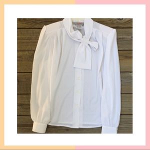 Vintage Blouse w/ Bow